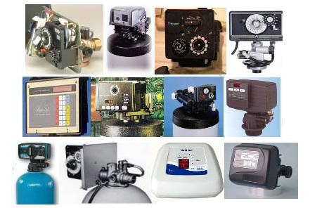 Valve types for water softeners